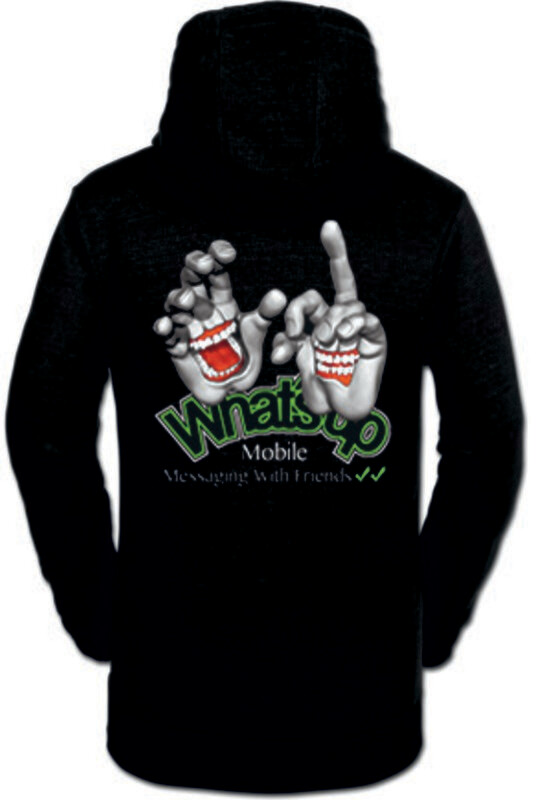 SUDADERA MANOS WHATSAPP