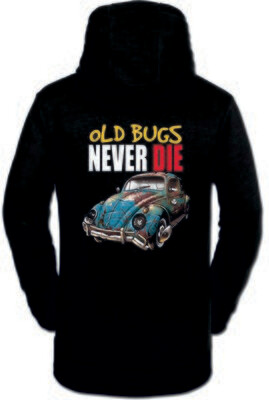 SUDADERA OLD BUGS NEVER DIE