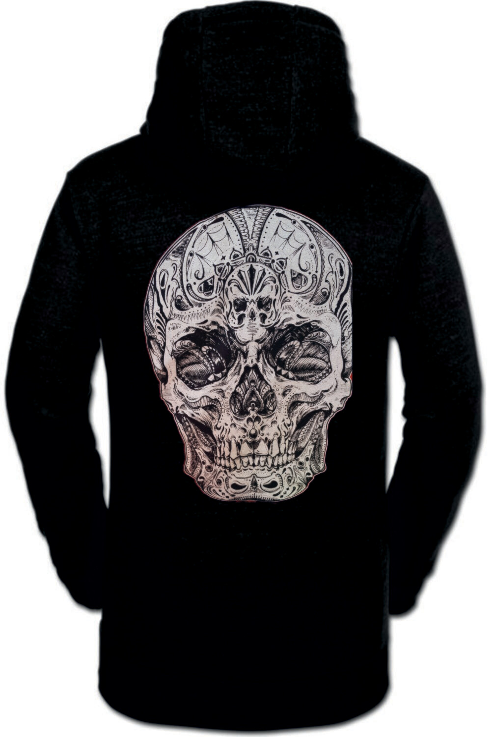 SUDADERA CALAVERA BLANCA