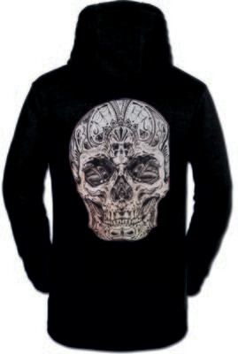SUDADERA CALAVERA BLANCA
