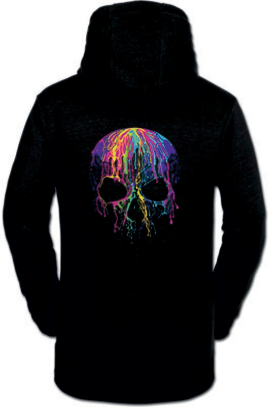 SUDADERA CALAVERA GOTAS FOSFO