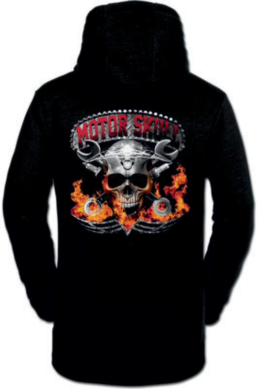 SUDADERA MOTOR SKULL
