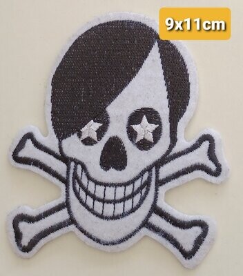 PARCHE BOLSILLO CALAVERA HUESOS OJOS ESTRELLAS