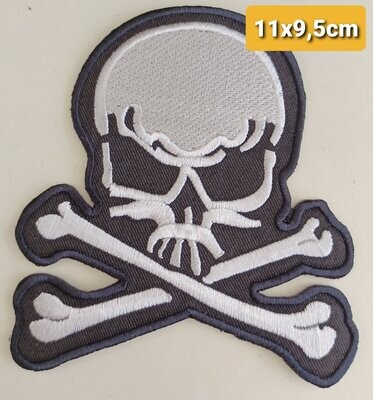 PARCHE BOLSILLO CALAVERA HUESOS