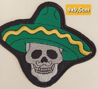 PARCHE BOLSILLO CALAVERA MÉXICO