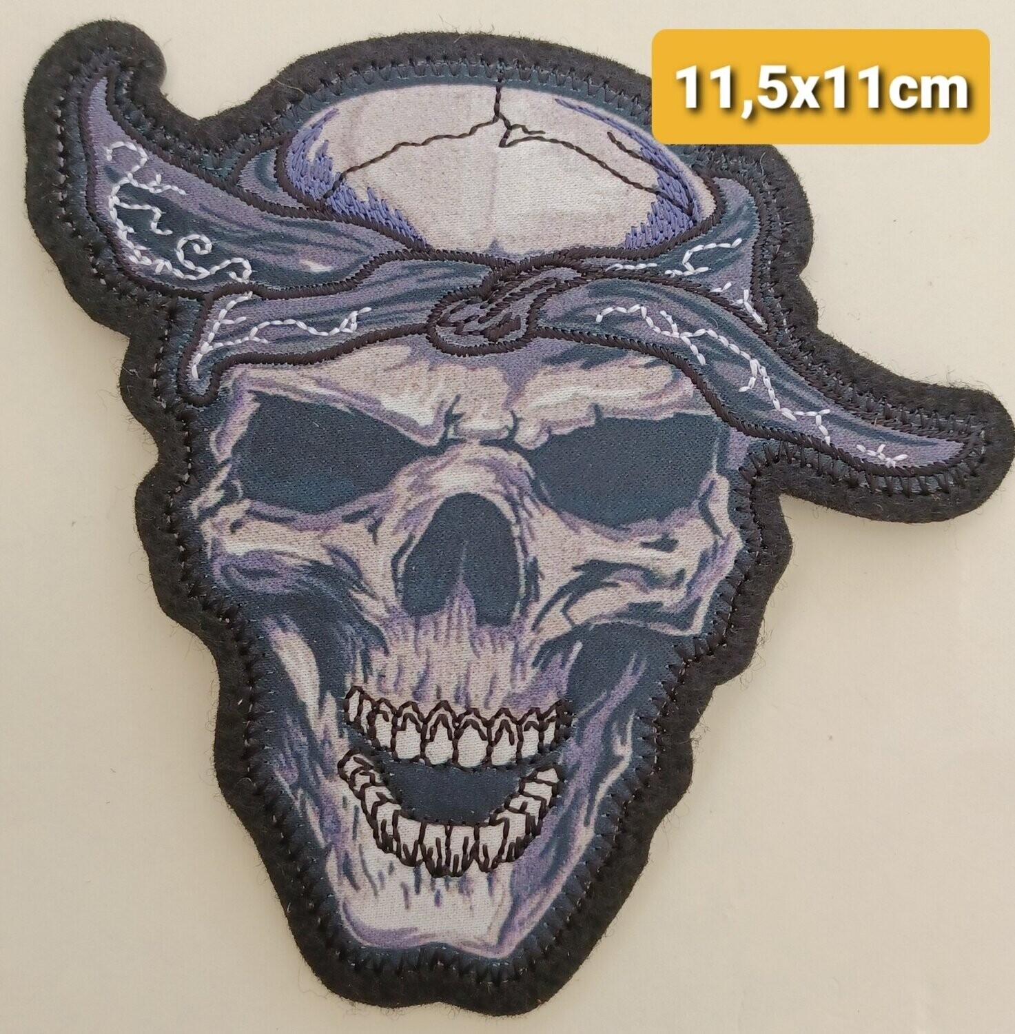 PARCHE BOLSILLO CALAVERA PAÑUELO
