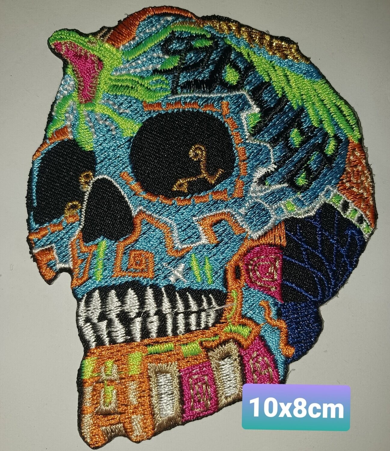 PARCHE BOLSILLO CALAVERA COLORIDA