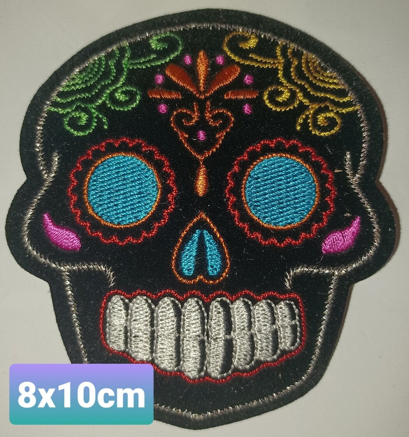 PARCHE BOLSILLO CALAVERA NEGRA 2
