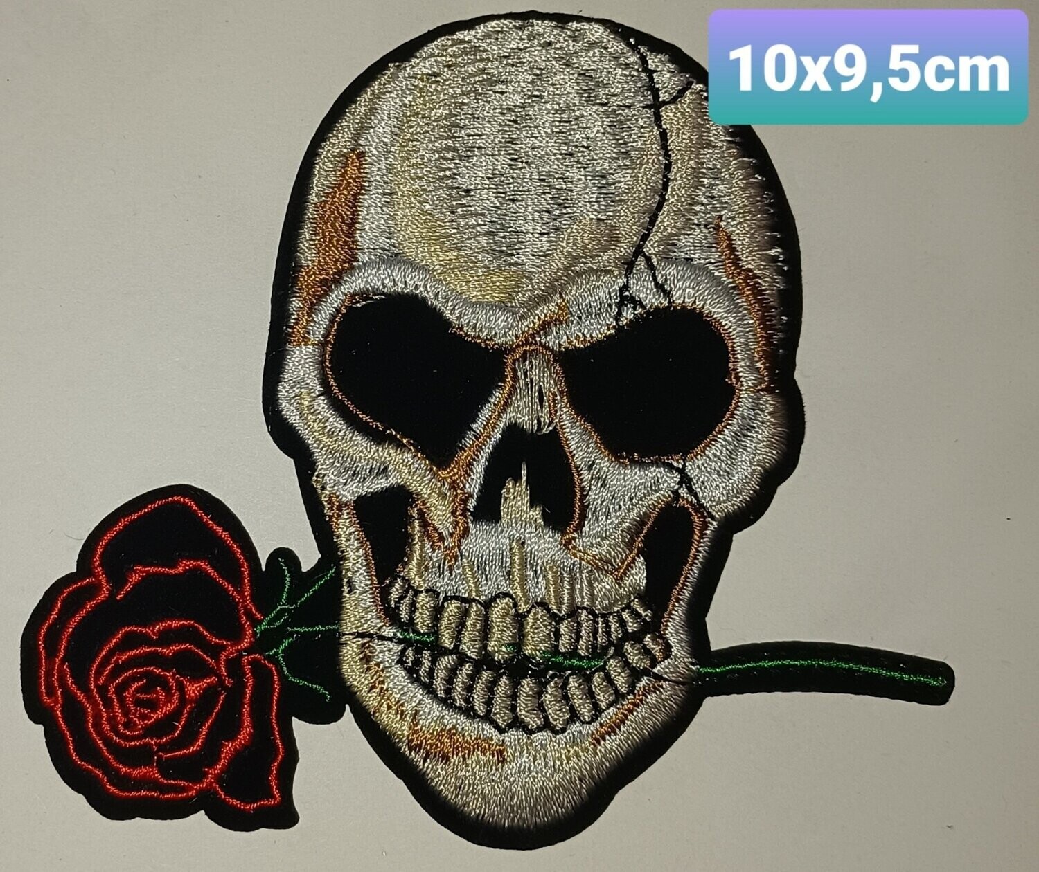 PARCHE BOLSILLO CALAVERA ROSA BOCA