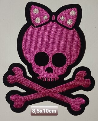 PARCHE BOLSILLO CALAVERITA ROSA