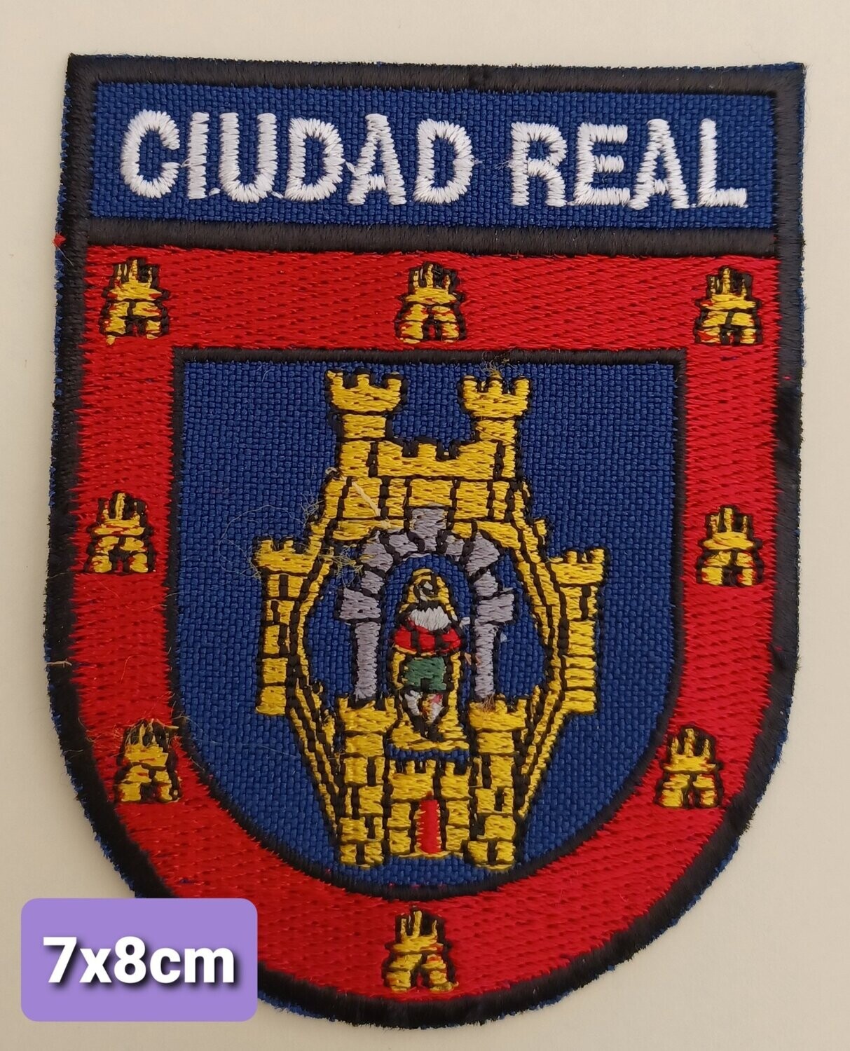 PARCHE BOLSILLO ESCUDO CIUDAD REAL