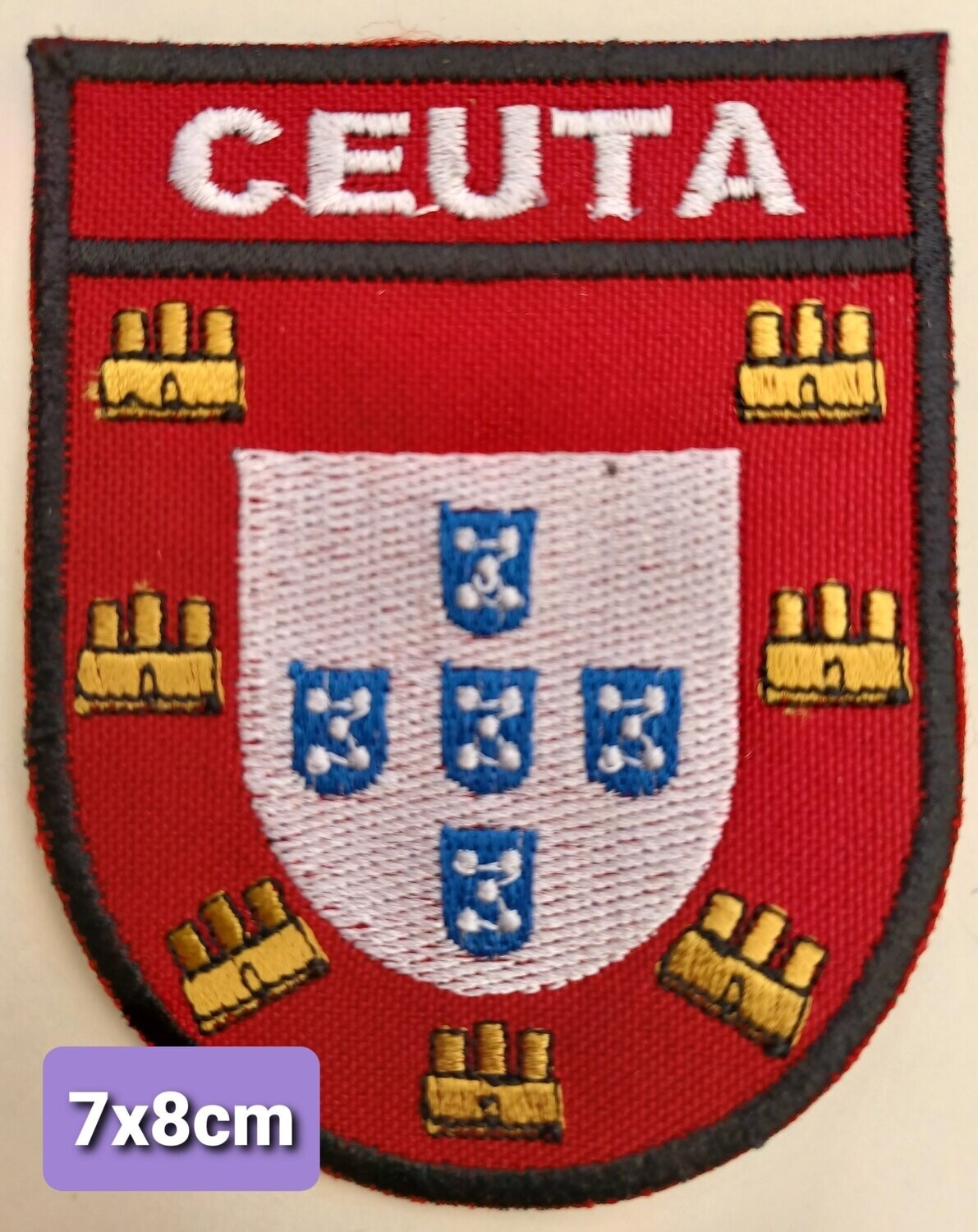 PARCHE BOLSILLO ESCUDO CEUTA