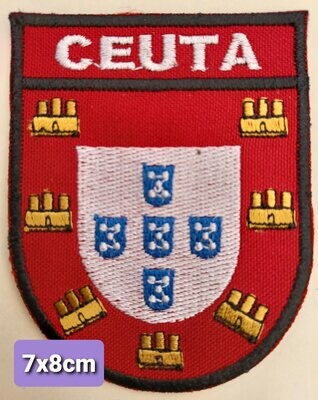PARCHE BOLSILLO ESCUDO CEUTA