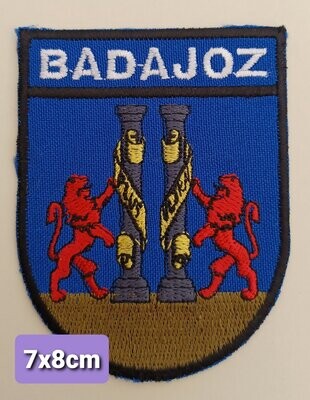 PARCHE BOLSILLO ESCUDO BADAJOZ