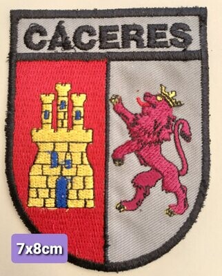 PARCHE BOLSILLO ESCUDO CACERES
