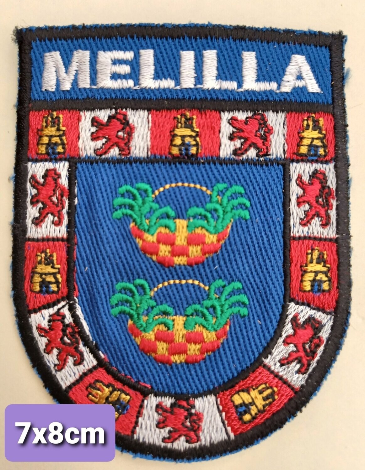 PARCHE BOLSILLO ESCUDO MELILLA
