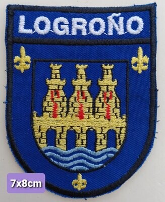 PARCHE BOLSILLO ESCUDO LOGROÑO