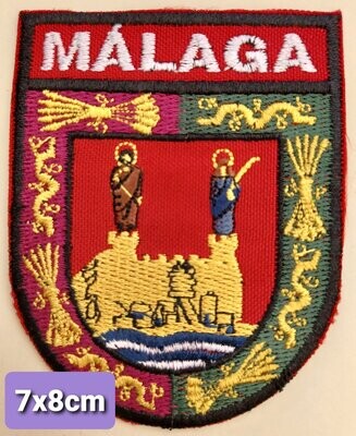 PARCHE BOLSILLO ESCUDO MÁLAGA