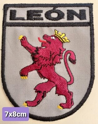 PARCHE BOLSILLO ESCUDO LEÓN