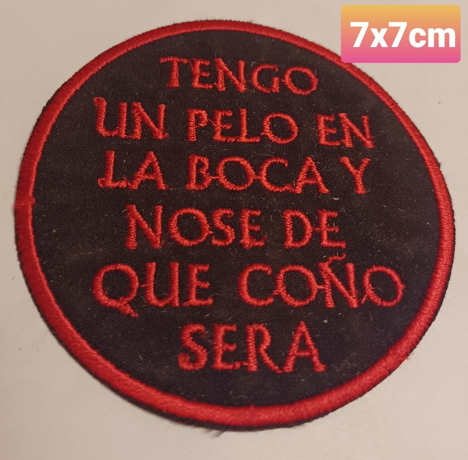 PARCHE BOLSILLO TENGO UN PELO