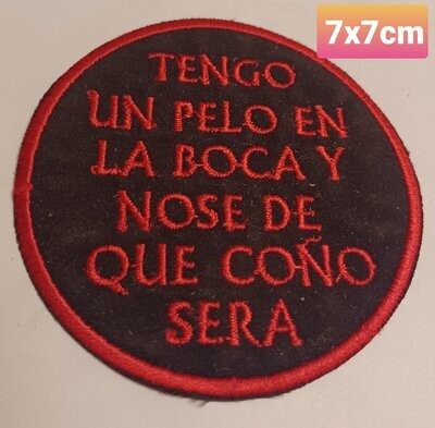PARCHE BOLSILLO TENGO UN PELO
