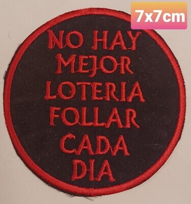PARCHE BOLSILLO NO HAY