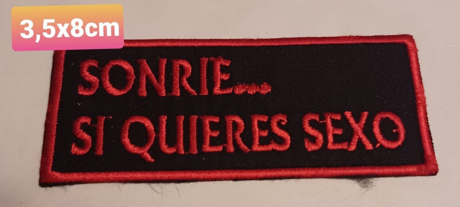 PARCHE BOLSILLO SONRÍE