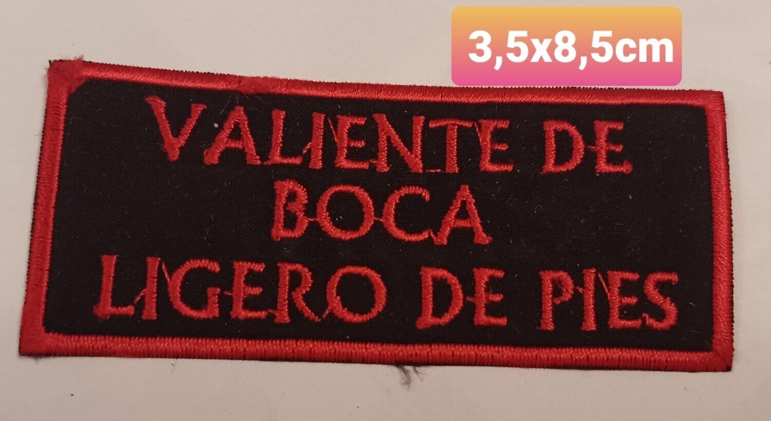 PARCHE BOLSILLO VALIENTE