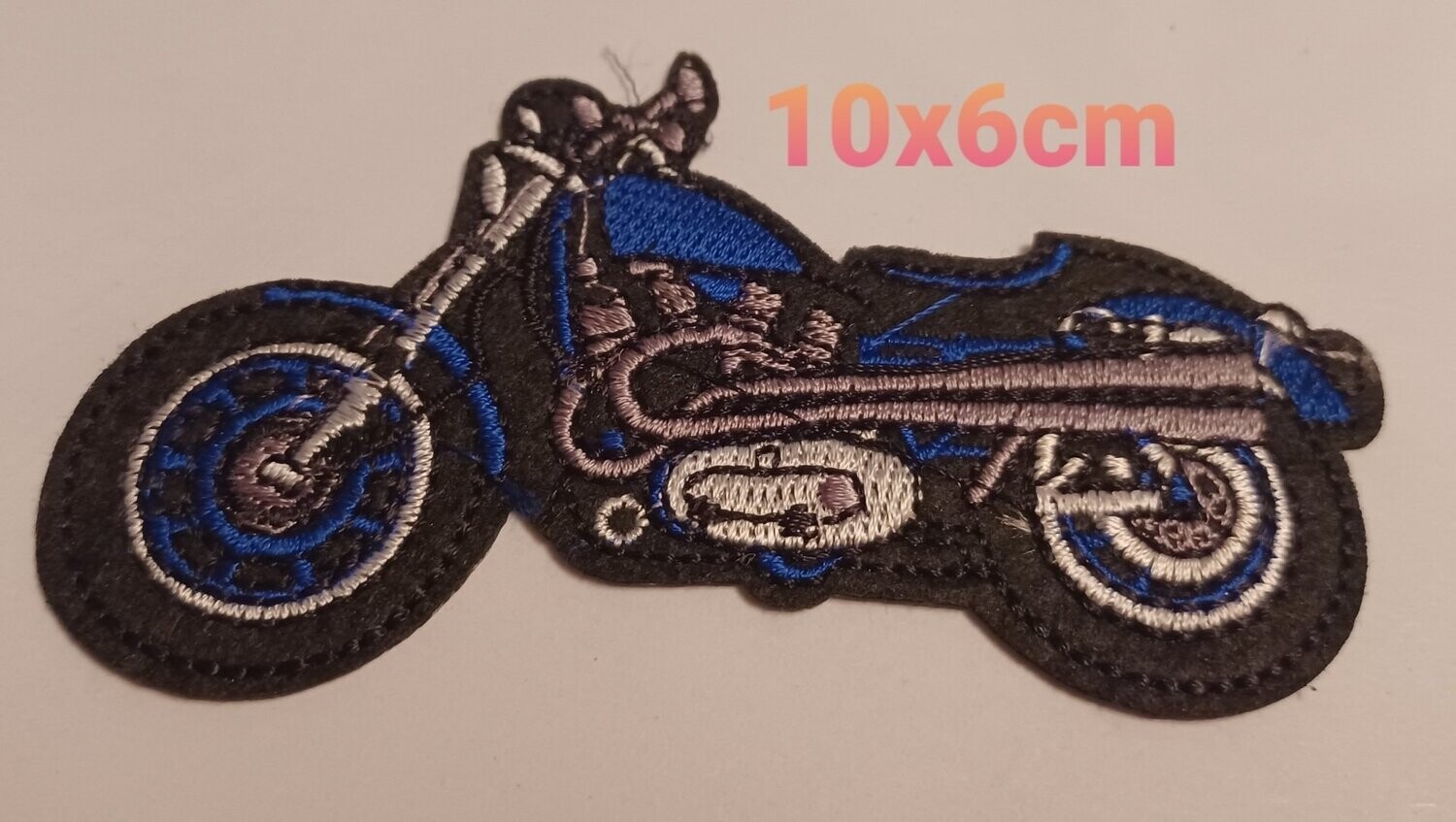 PARCHE BOLSILLO MOTO AZUL
