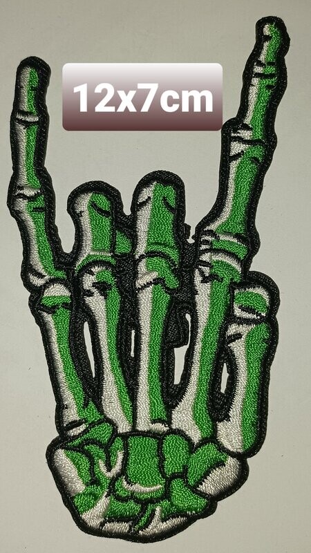 PARCHE BOLSILLO MANO VERDE