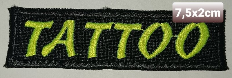 PARCHE BOLSILLO TATTOO VERDE