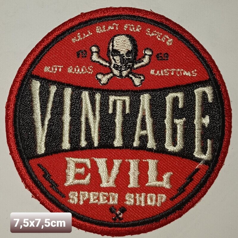 PARCHE BOLSILLO VINTAGE EVIL