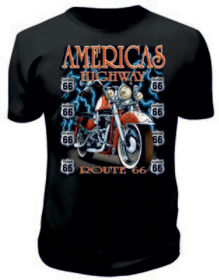 Camiseta Americas Highway Route 66
