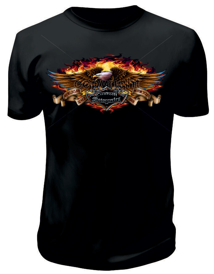 Camiseta Aguila Custom Motorcycles