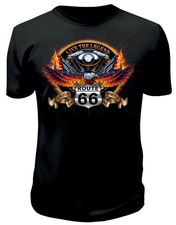 Camiseta Aguila Live The Legend Route 66