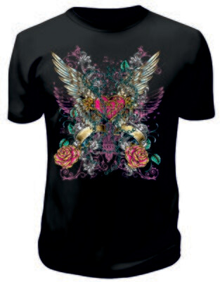 Camiseta Corazon Alas