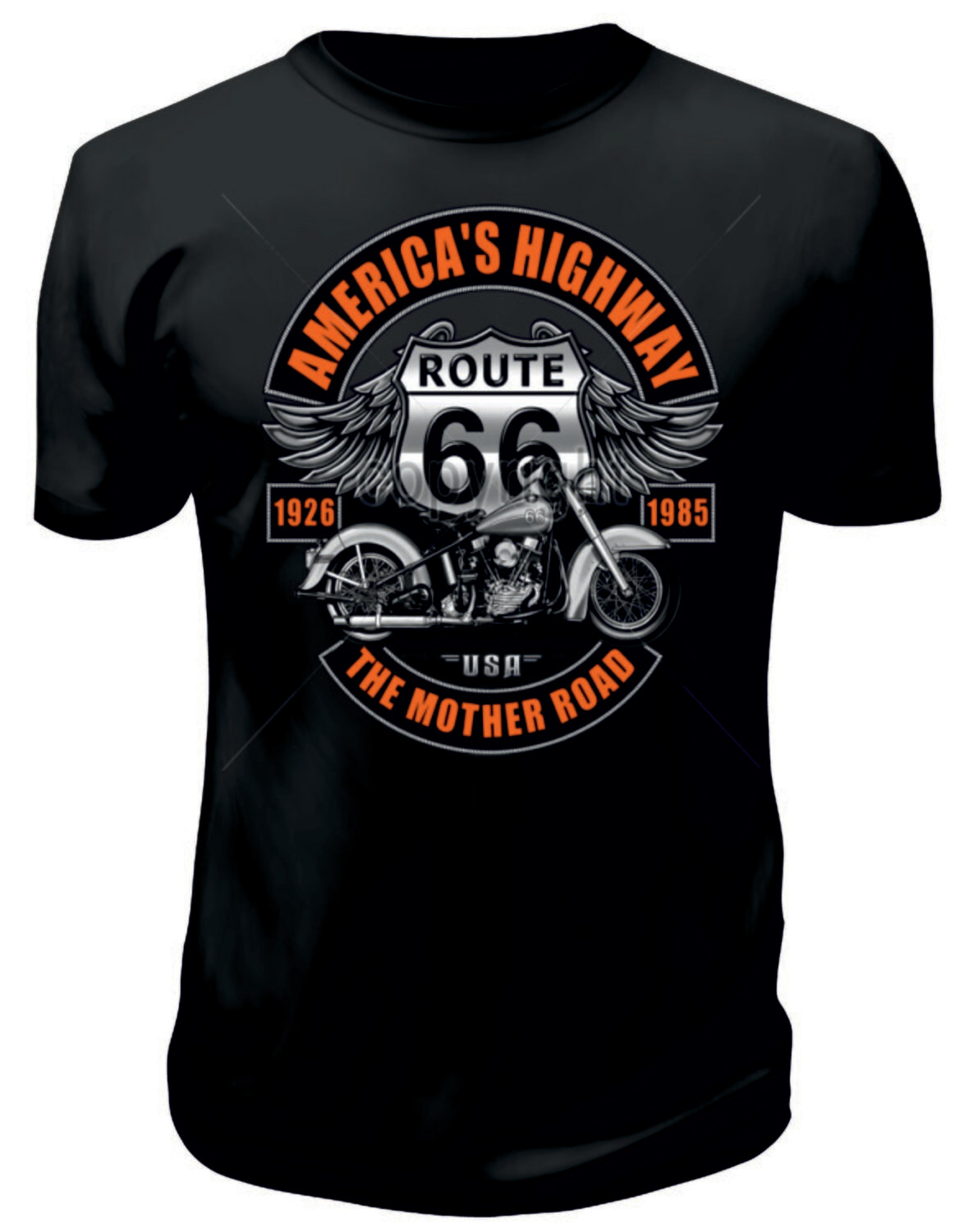 Camiseta Americas Highway Route 66 The Mother Road