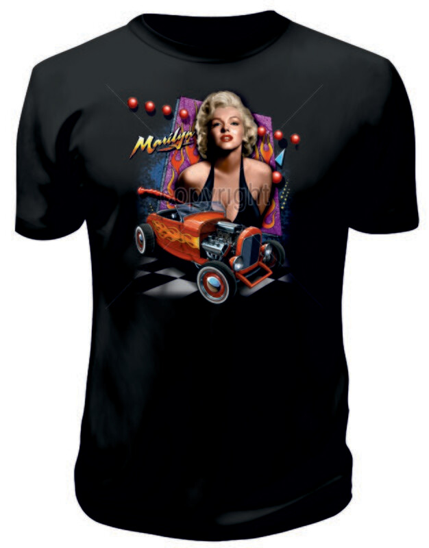 Camiseta Marilyn Coche