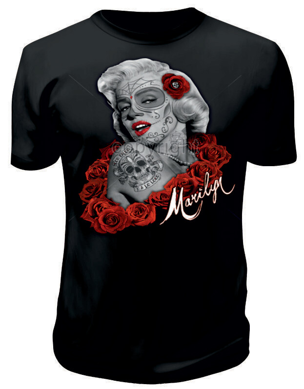 Camiseta Marilyn A lo Loco Tattoo