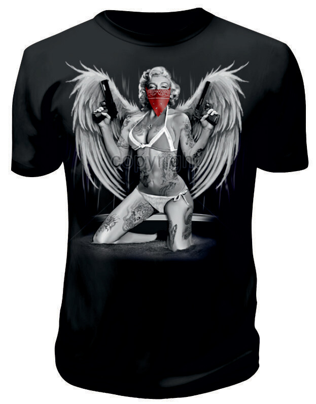 Camiseta Marilyn Alas Pañuelo Rojo