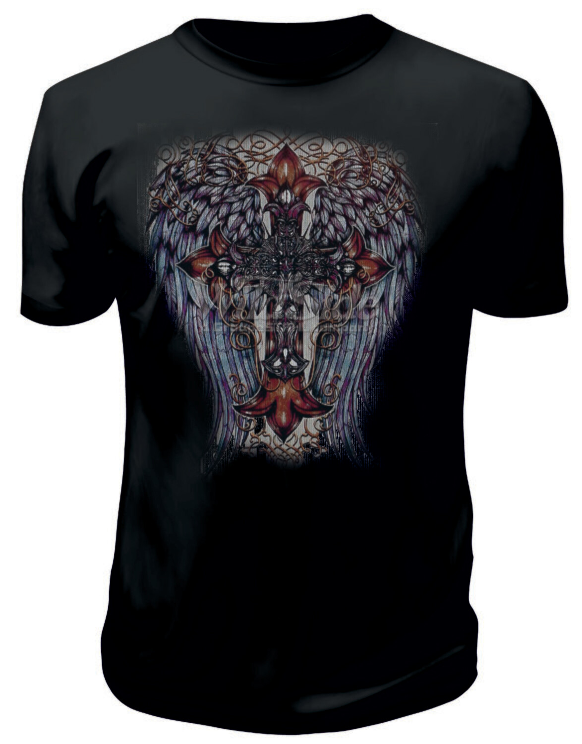 Camiseta Cruz Y Alas