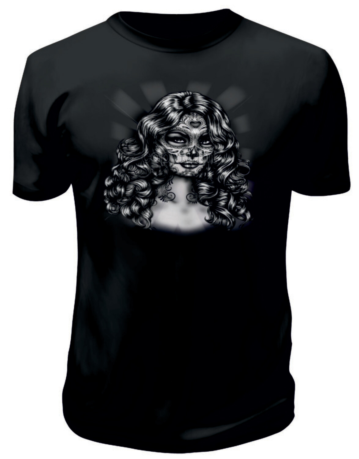 Camiseta Catrina Corazón Frente