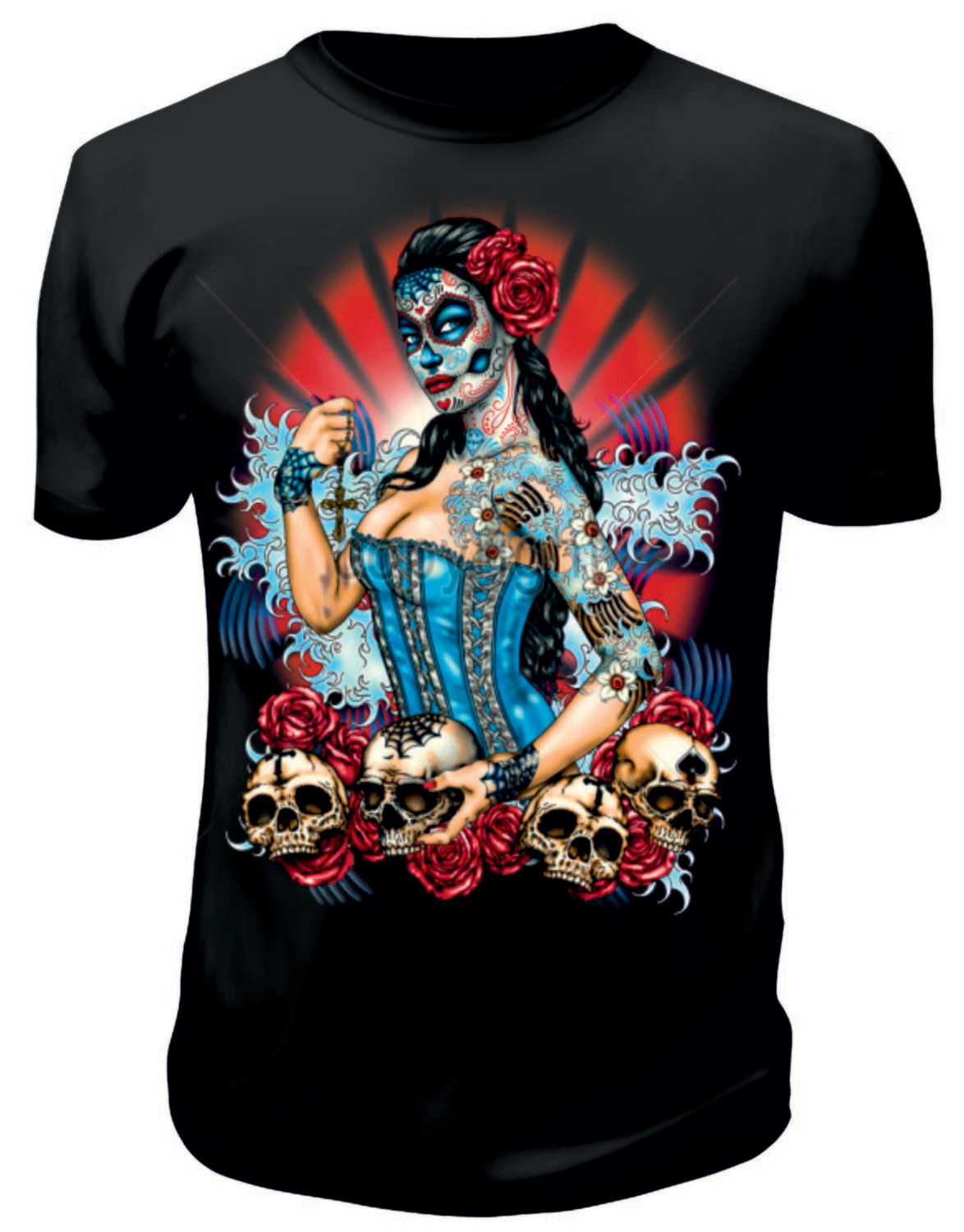 Camiseta Catrina Corset