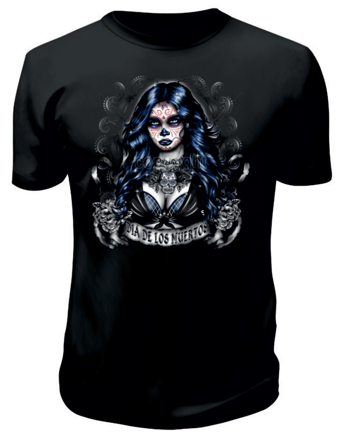 Camiseta Catrina Dia de Los Muertos