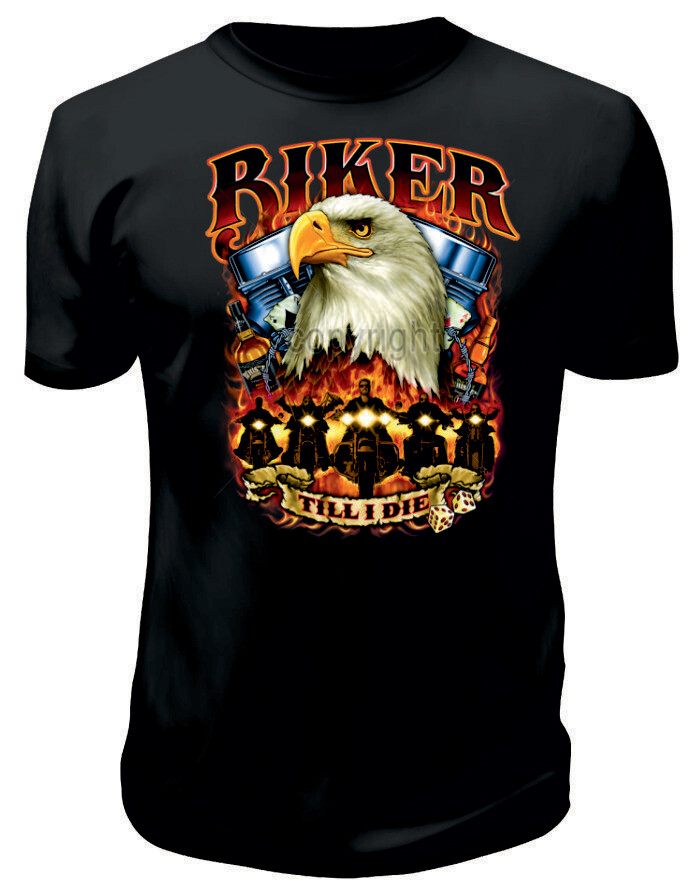 Camiseta Biker Till I Die