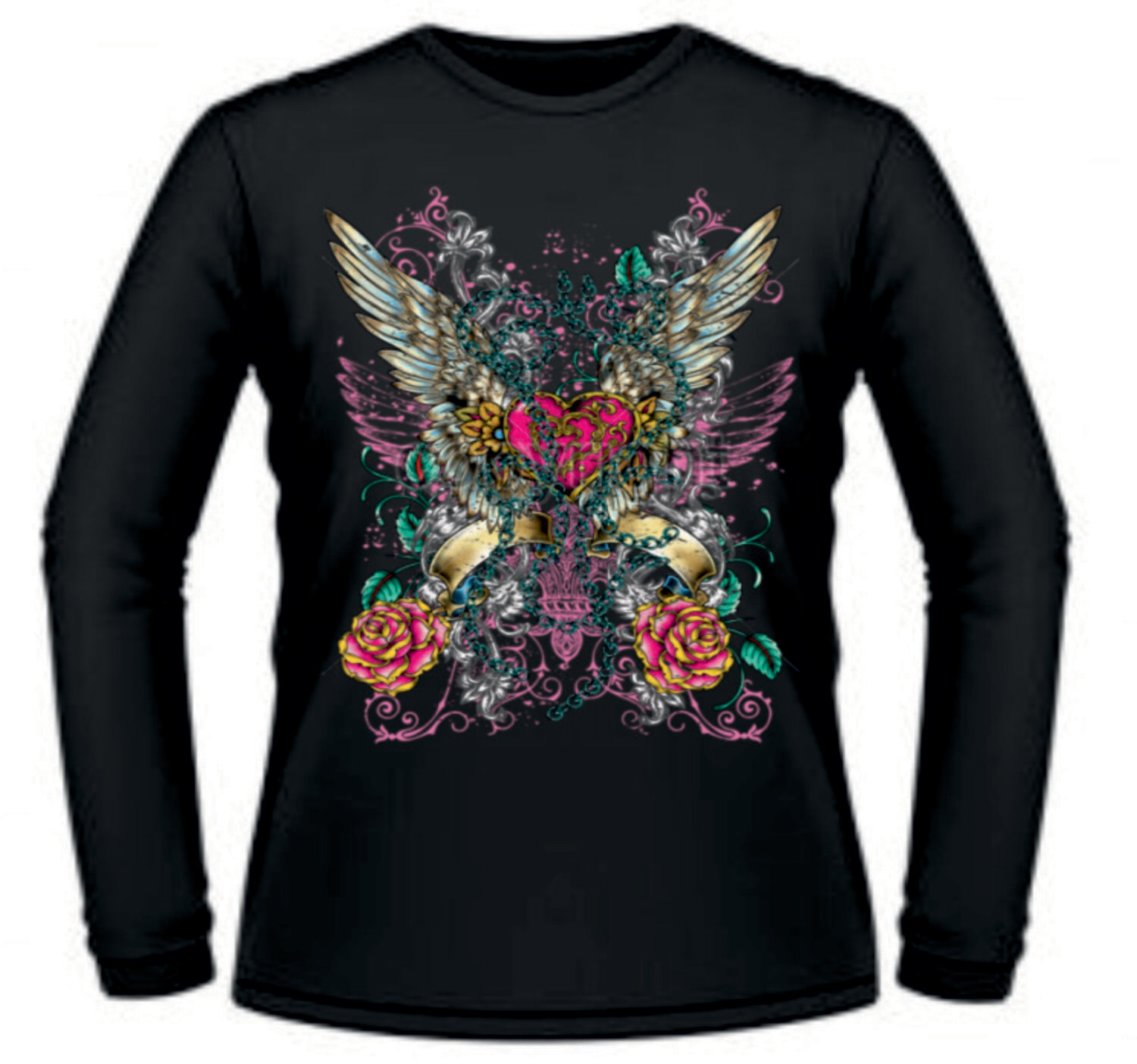 Camiseta Corazon Alas
