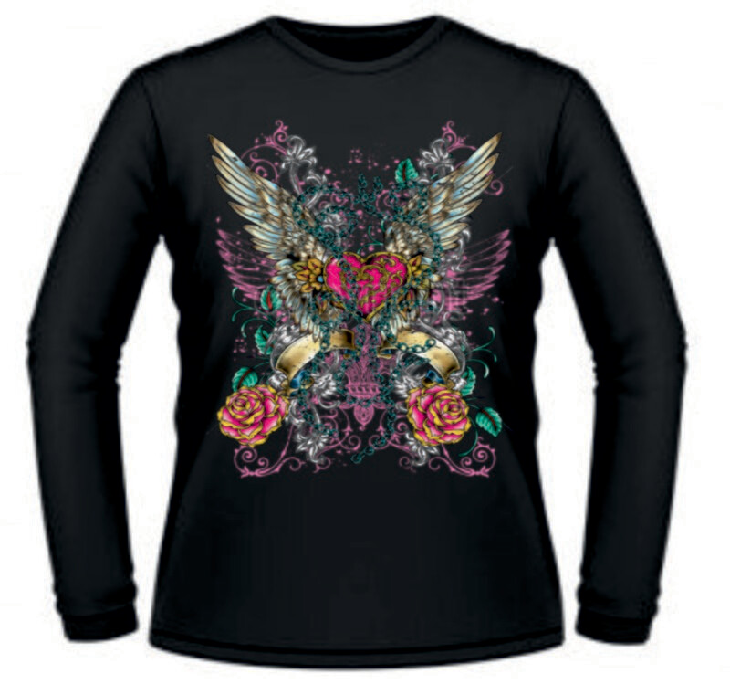 Camiseta Corazon Alas