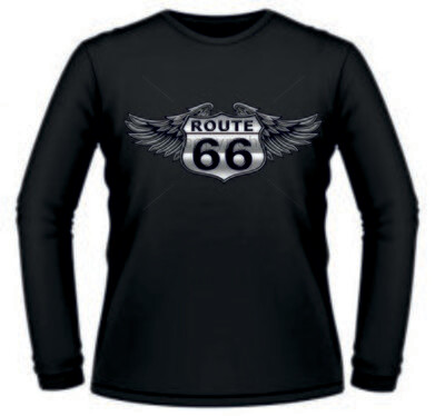 Camiseta Route 66 Alas