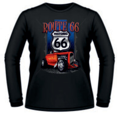Camiseta Historic Route 66 Coche