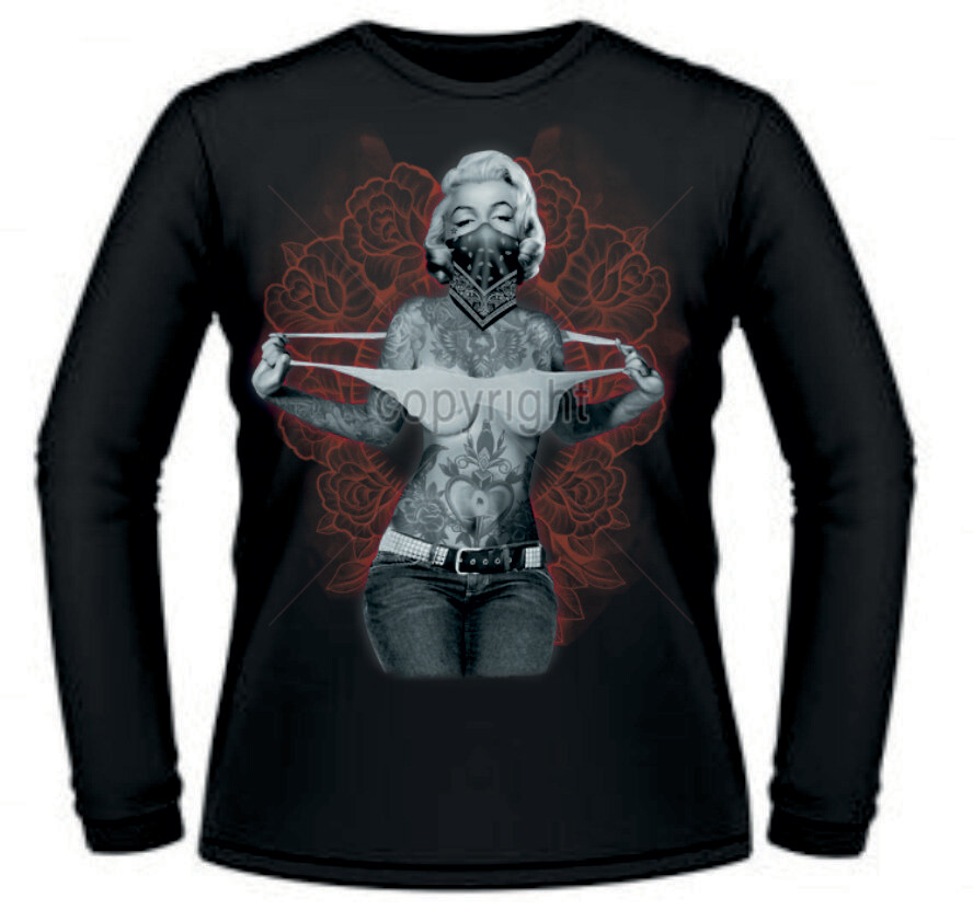 Camiseta Marilyn  Vaquero